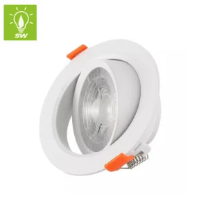 COB Indoor Adjustable Downlight Beam Angle Dimmable Optional Ceiling Recessed Lamp OEM COB LED Spotlight Down Light