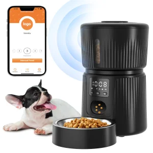 Portable Smart 3L Pet Bowls Feeders Indoor WIFI App
