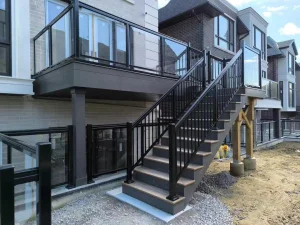 ISO9001 Certified Wooden Staircase Handrail and Railing System