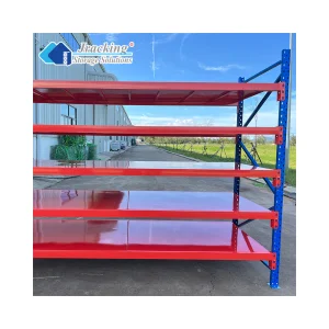 Jracking Warehouse Metal Storage Rack Shelf Corrosion Protected Longspan Shelving Racks for Industrial Use
