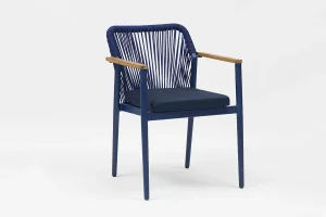 China Salta Modern Aluminum Olefin Rope Chair