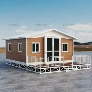 Customizable Expandable Prefab Vacation Home with Bathroom 20FT Container House