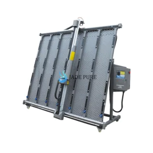 CNC Automatic 3d Laser Uv Glass Lifting Engraver For Tempered Glass Etching Process Vertical Laser Glass Plotter Machine Price