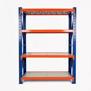 Warehouse Steel Selective Pallet Rack Adjustable Shelf Unit 200-500kg Capacity Electrostatic Powder Coated Corrosion Protection