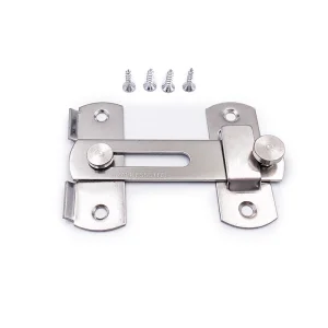 90 Degree Flip Stainless Steel Door Bolt Latch Cabinet Door Lock Furniture Hardware Accessories