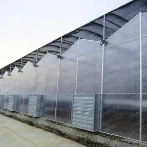 Greenhouse with Irrigation Systemmanufacturer Covered with Polycarbonate Sheet