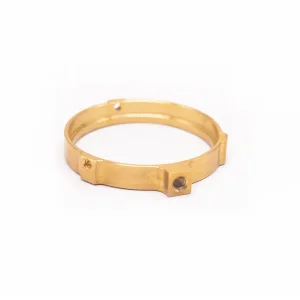 Professional Manufacturer Custom CNC Brass Ring Precision Watch Tools OEM CNC Milling Female Thread Brass Ring