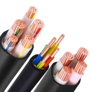 كابل طاقة نحاسي منخفض الجهد من نوع XLPE PVC 4X95mm2-4X300 0.6/1kv موصل نحاسي نقي