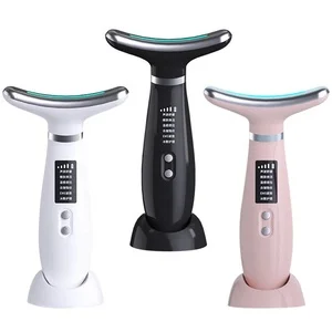 EMS LED Light Face Neck Lifting Massager