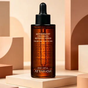 Korean Made Botanical ATTATION Motherwort Collagen Refining Serum Daily Anti-Aging Firming Elasticity Skincare For Women