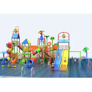 Outdoor Water Park Sports Amusement Equipment Fiberglass Slide Customization
