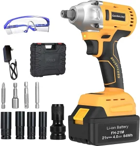 Mini 21V Cordless Screwdriver DIY Electric Power Tool with Lithium Battery Impact Wrench for Home Improvement Projects