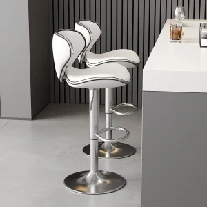 Contemporary Modern Casual Bar Stool Adjustable High Chair for Home Kitchen Dining Hotel Use in Living Room School
