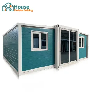 Custom 20ft Expandable Container House - Blue Exterior & Spacious Design Manufacturer, Factories