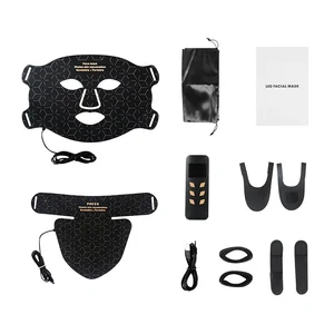 Wholesale Wireless Led Beauty Face Mask Infrared Home Use Led Mask Light Therapy Led Facial Masks