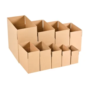 Customized Corrugated Cardboard Paper Box with Sponge Liner Matt Lamination and Embossing for E-Commerce Packaging