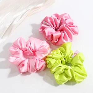 High Quality Pink Lime Hair Ties