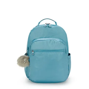 Bolso de hombro metálico casual