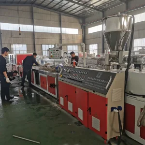 Wood Plastic Composite WPC PVC Profile Hollow Door Frame Extruder