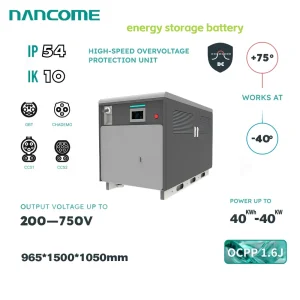 Nancome Reliable Energy Storage System for EV Charging Support with Long Cycle