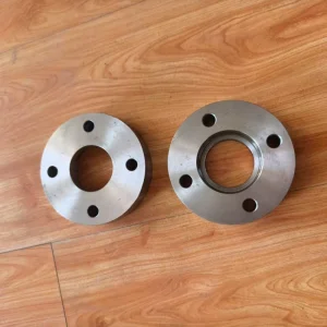 Custom Precision Flange Carbon Steel CNC Turning Large Diameter Female Face Hose Connection Threaded Flange Machining Part for Mechanical Equipment
