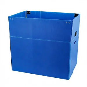 PP Board Recycled Plastic UV Resistant Rigid for Grid Board Industrial Hook Loop Turnover Box with Customizable Printing Cutting
