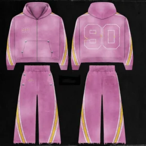 100% Cotton Sweat Jogger Suits Slim Fit