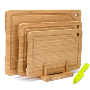 JQ Kitchen Wooden Two Sides Acasia Wood Restaurant White Designer Rectangle Bamboo Custom Logo Acacia Cutting Board