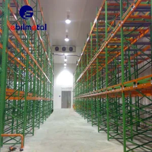 Adjustable Pallet Racking System Push Back Rack