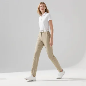 Full Customization Women's Spring Travel Pants Lightweight Business Casual Eco-Friendly Quick Dry Stretch Dreesy Golf Slacks