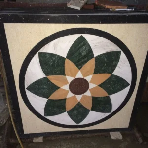 High Quality Marble Water-Jet Medallions Flooring Tile Sale Marble Marmol Tiles Design Floor Pattern