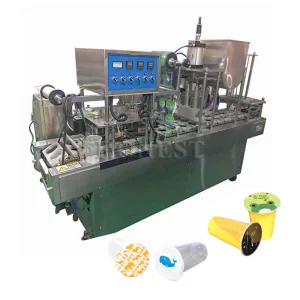 Industrial Automatic Cup Sealing Machine / Cup Filling Machine