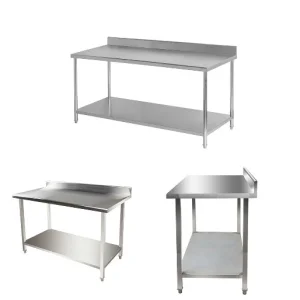 Fabricante de OEM 24"&times; 24" Estaciones de trabajo de cocina comercial de acero inoxidable