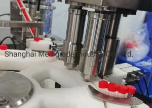 Nucleic Acid Test Cell Storaging Solution Tube Filling Capping and Labeling Machine
