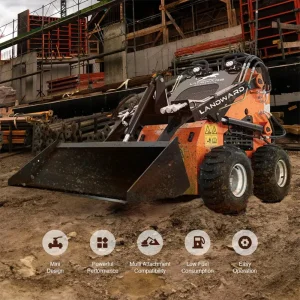 Official Hot Sale Farm Mini Skid Steer Loader Factory New Design Hydraulic Loading Transportation Machinery Compact Track Small Loader for Sale