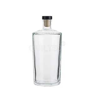 Wholesale Round shape 500 ml clear liquor glass vodka bottle Manufacturer, Supplier