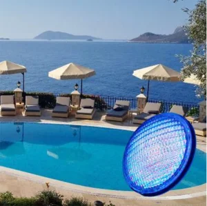 مصباح حمام السباحة ضوء LED تحت الماء زجاج 12V 25W PAR56 360LEDs White<Sb7002>