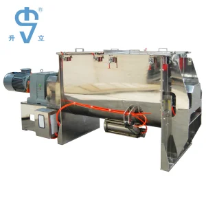 Ribbon Mixer for Cosmetic Powder Plastic Mixer Shaft Blender Batch Mixer Machines Powder Blender Stainless Steel Mixer Horizontal Type