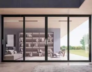 Hot Selling Aluminum Sliding Glass Hurricane Resistant Sliding Glass Doors Patio Waterproof Sliding Doors for Villa