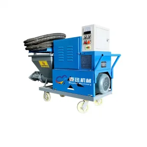 Higher Efficiency Wall Cement Injection Motar Grouting Machine Cement Plastering Mortar Spray Machine Hopper Capacity
