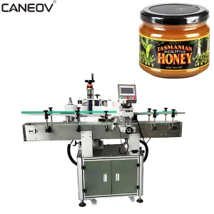 Precision Automatic Round Bottle Labeling System with Touch Screen Operation Panel