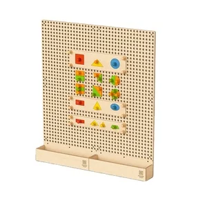 Hot Sale Custom Early Education Wooden FSC Certified Science &amp; Engineering Cartoon Design DIY Toy Set for Kids