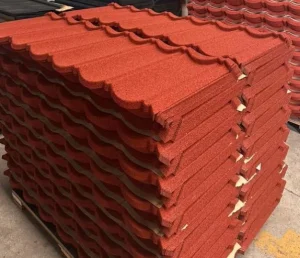 Hot Selling Stone Coated Metal Solar Roof Tile Photovoltaic