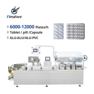 Finalwe High Efficiency DPP-80 Vertical Tablet Thermoforming Liquid Blisters Packing Machine Electric Motor