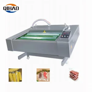 Equipamento de Embalagem a Vácuo Rolante Contínuo para Carne, Frutos do Mar e Milho