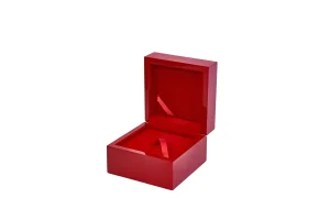 Luxury Handcrafted Wooden Jewelry Box with Custom Hot Stamping