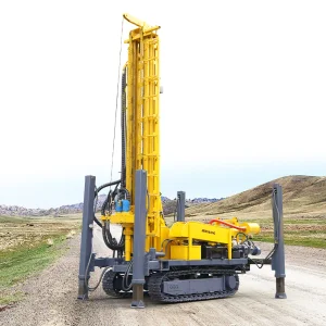 HQZ260L Pneumatic Water 260m Deep Hole Drill 76kW High Power -30℃~50℃ Weather Resistant For Mountain/Desert/Farm CE ISO