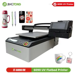 High Precision 6090 UV Printer Digital LED Flatbed Printing Machine with 3 XP600 I1600 I3200 Print Heads