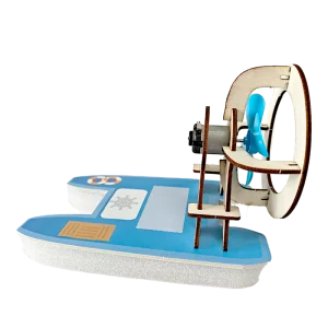 DIY Science Kit for Building a Wind-Powered Boat Experiment Set-STEM Educational Toy with EVA Material