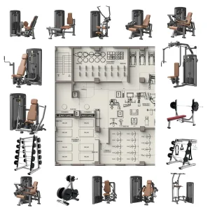Heavy Duty Home &amp; Gym Fitness Training Equipment Commercial Gym Machine Fitness Equipment Pin Load Gym Equipment Pec Rear Deltoid Fly